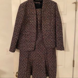 NWT J. Crew Confetti Tweed dress & Jacket suit
